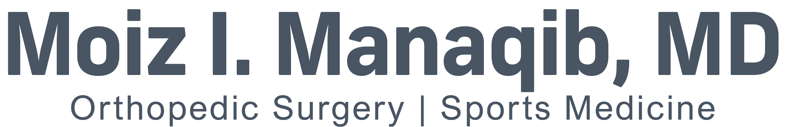 Dr. Moiz I. Manaqib, MD